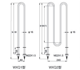 WXQ型空气用管状电热元件